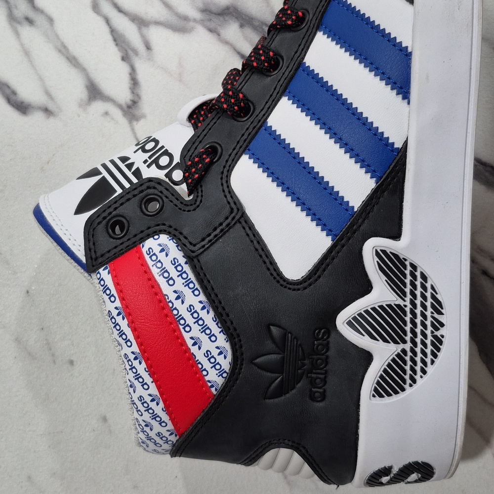 Adidas Transmission Pack Hi Top Hard Court Basketball Sneakers, Mens 9 White - Picture 11 of 15